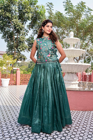 Wedding wear lehenga with shrug
