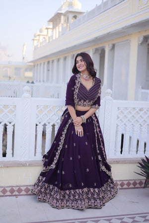 Designer heavy work lehenga choli online India