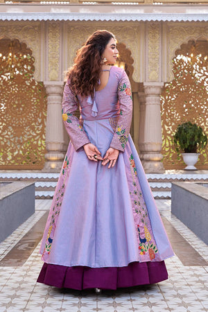 traditional embroidered lehenga set