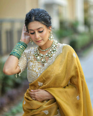 Festive wear pure silk saree