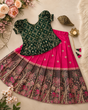 Festive Wear Traditional Outfit for Girls