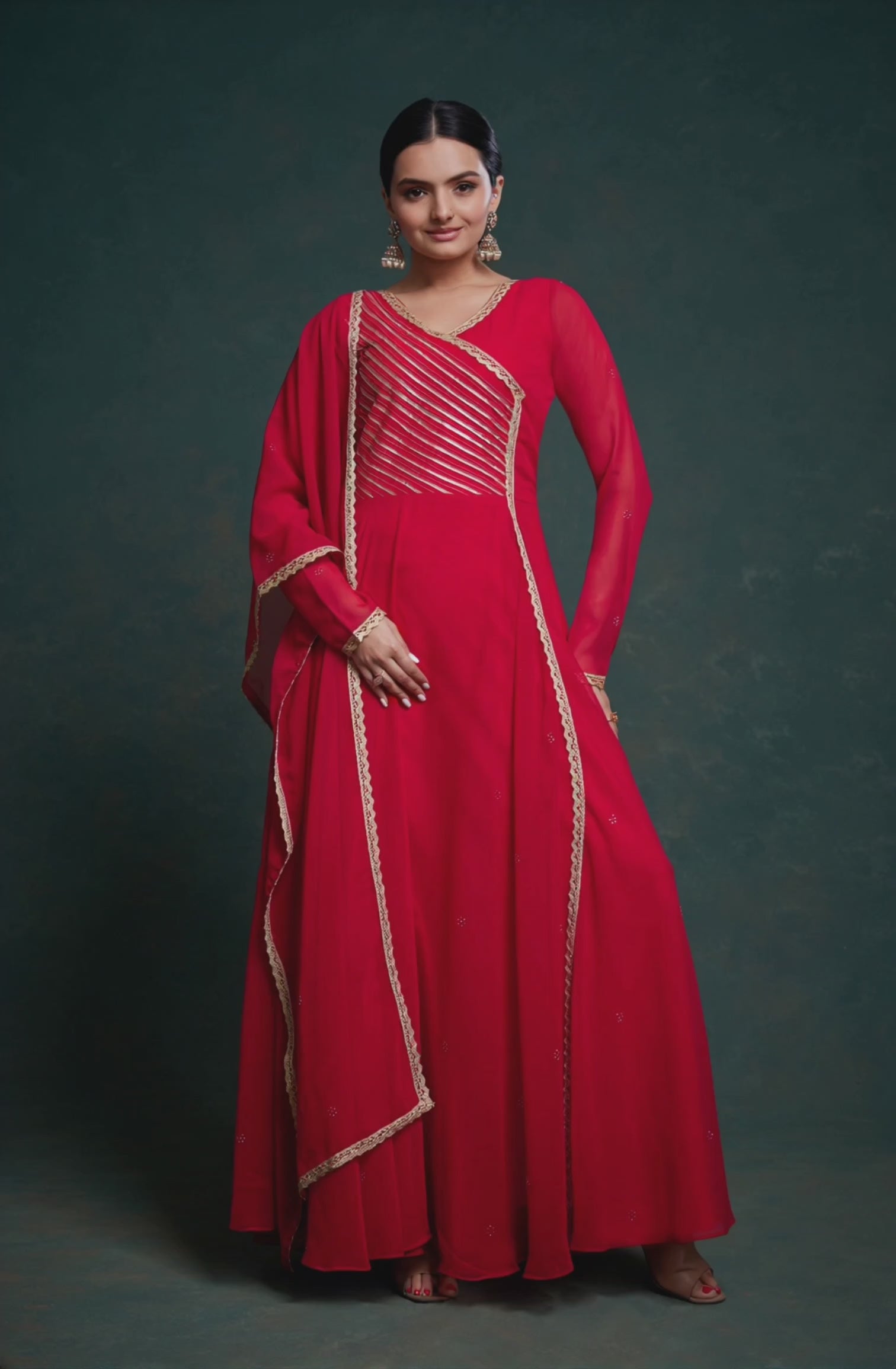 georgette gown