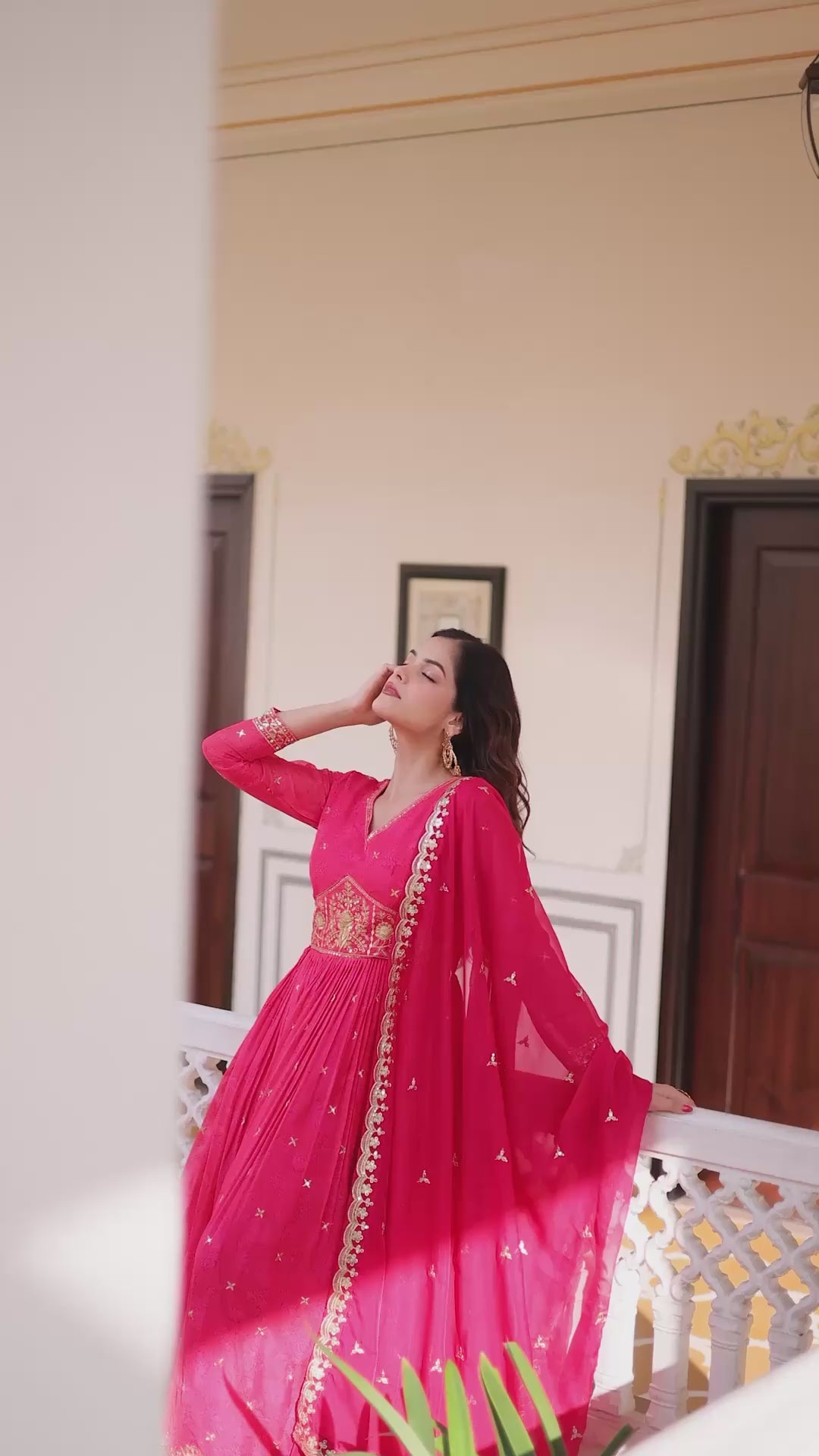 Shop Stylish Festive Wear Anarkali Gown Online
