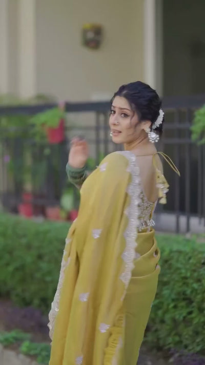 Wedding ready Indian saree look