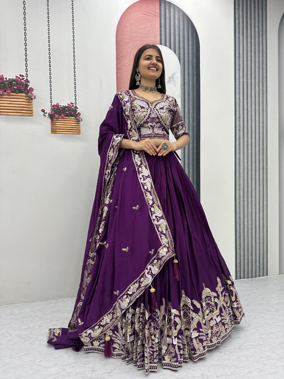 Premium festive lehenga choli outfit