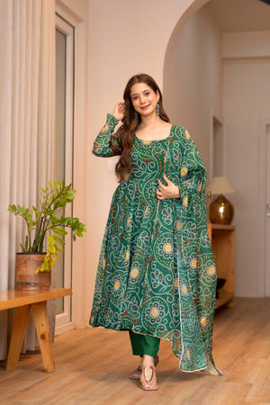 long gown kurti set with pant India
