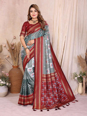 silk saree latest design