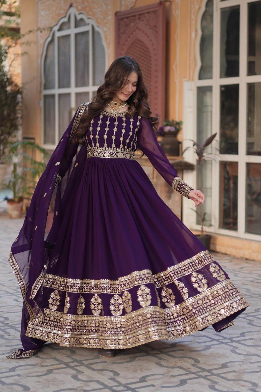  faux blooming gown set