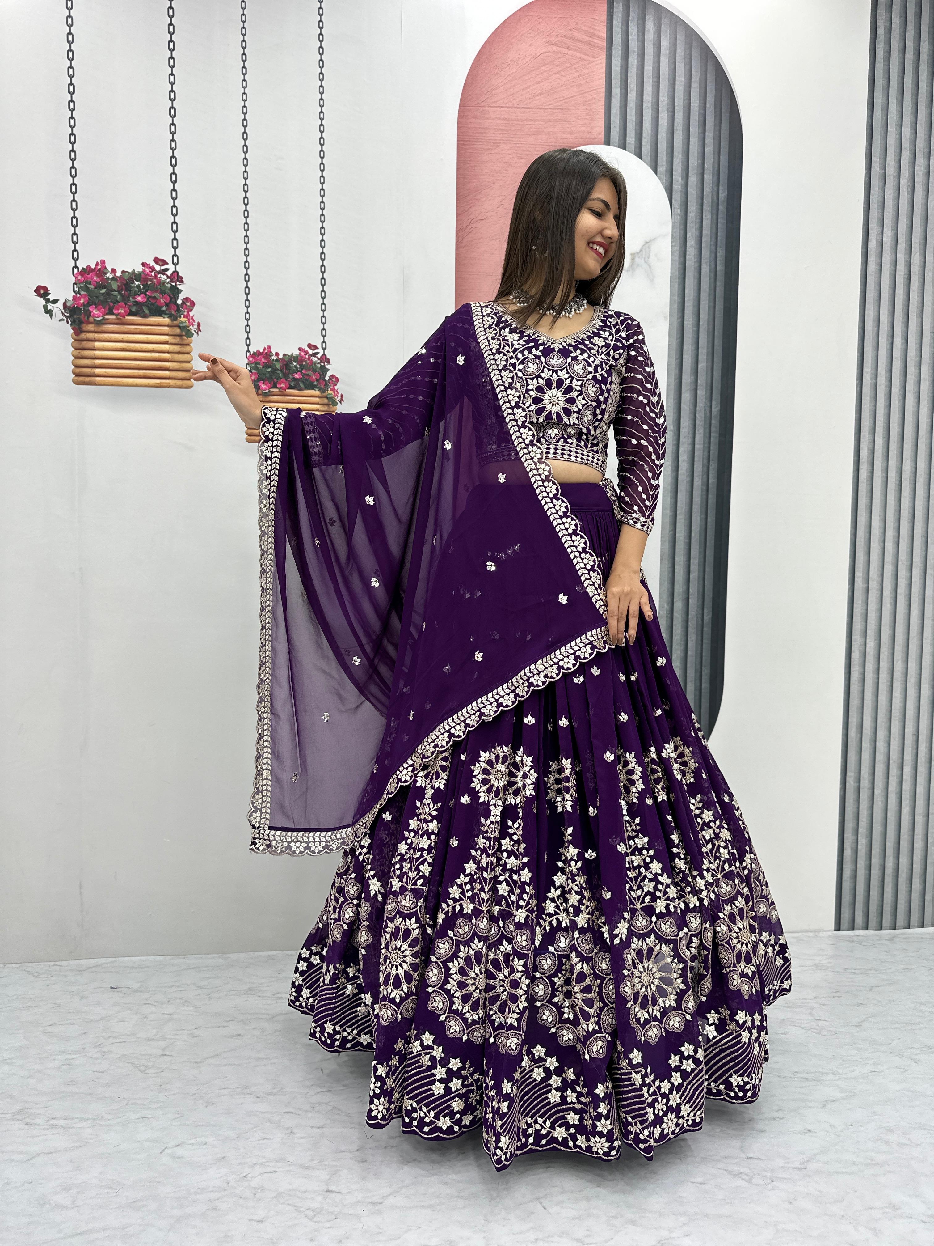 partywear lehenga with dupatta