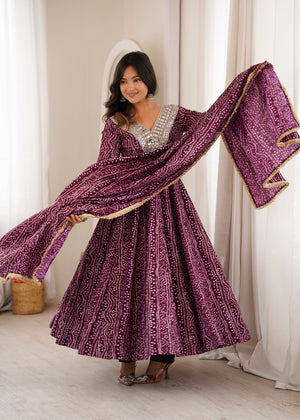 Women's party wear mirror embroidery dress