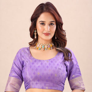 Party wear silk saree with blouse