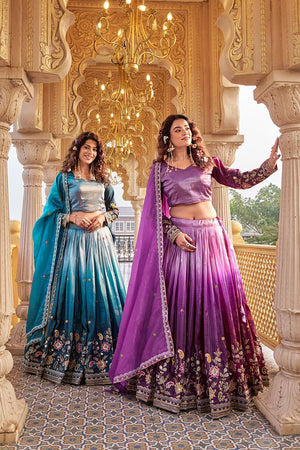 buy Party Wear Embroidered Lehenga for Women