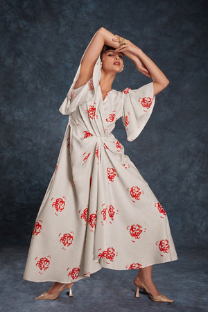 cream co-ord set for women
