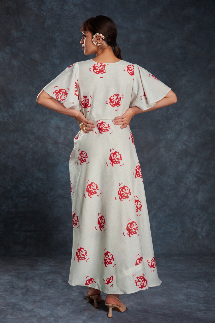  floral linen co-ord outfit