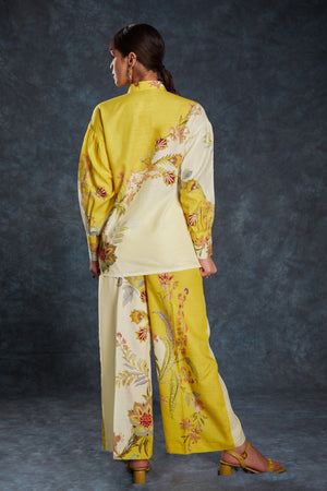  printed linen co-ord