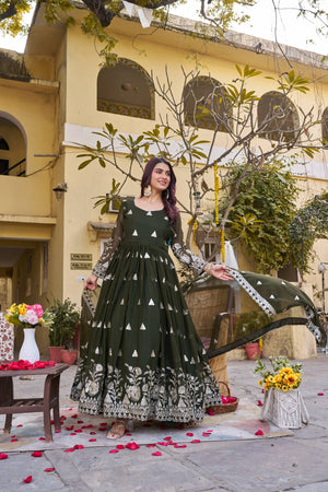 Wedding festive Anarkali dress for women