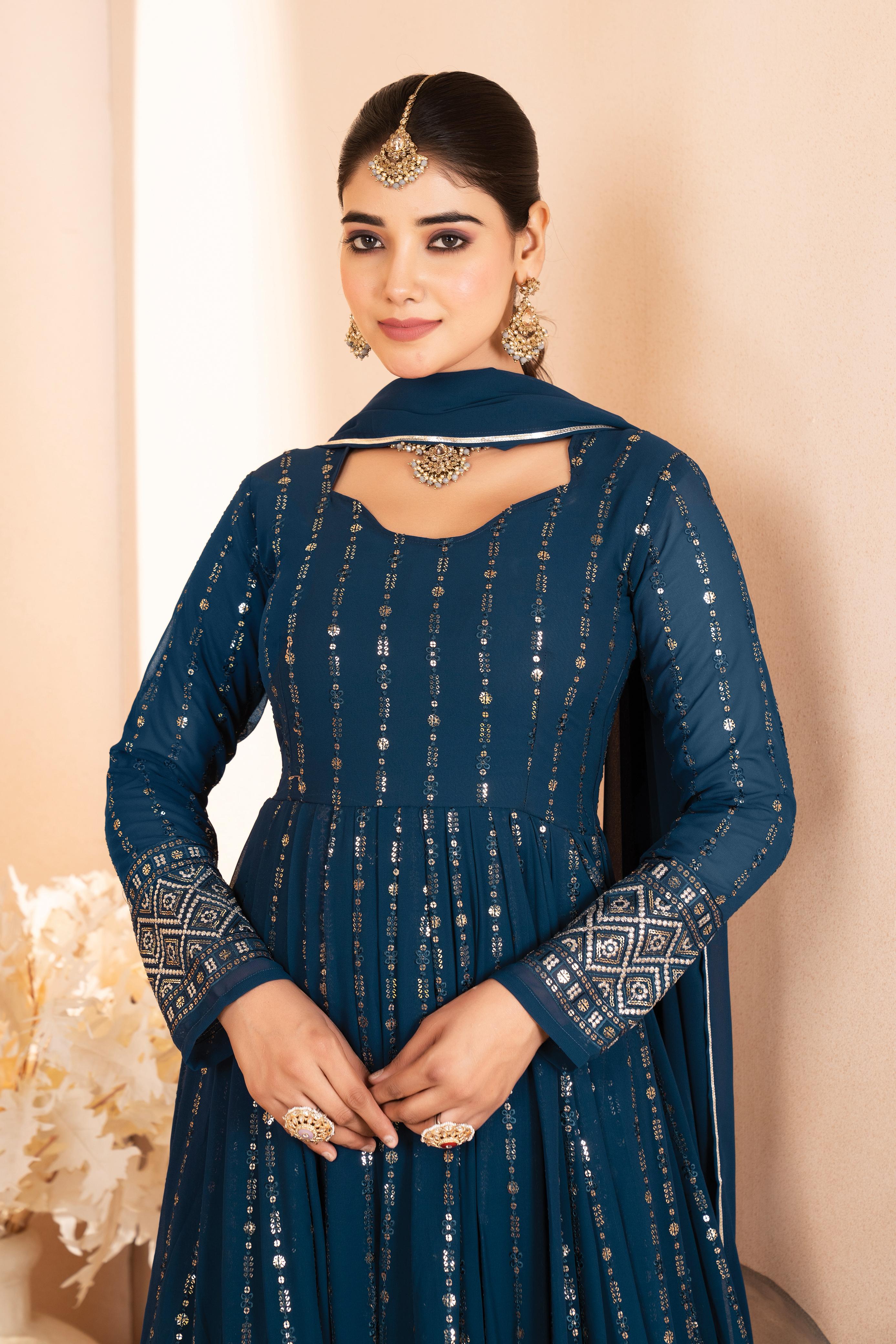 Party Wear Anarkali Dress