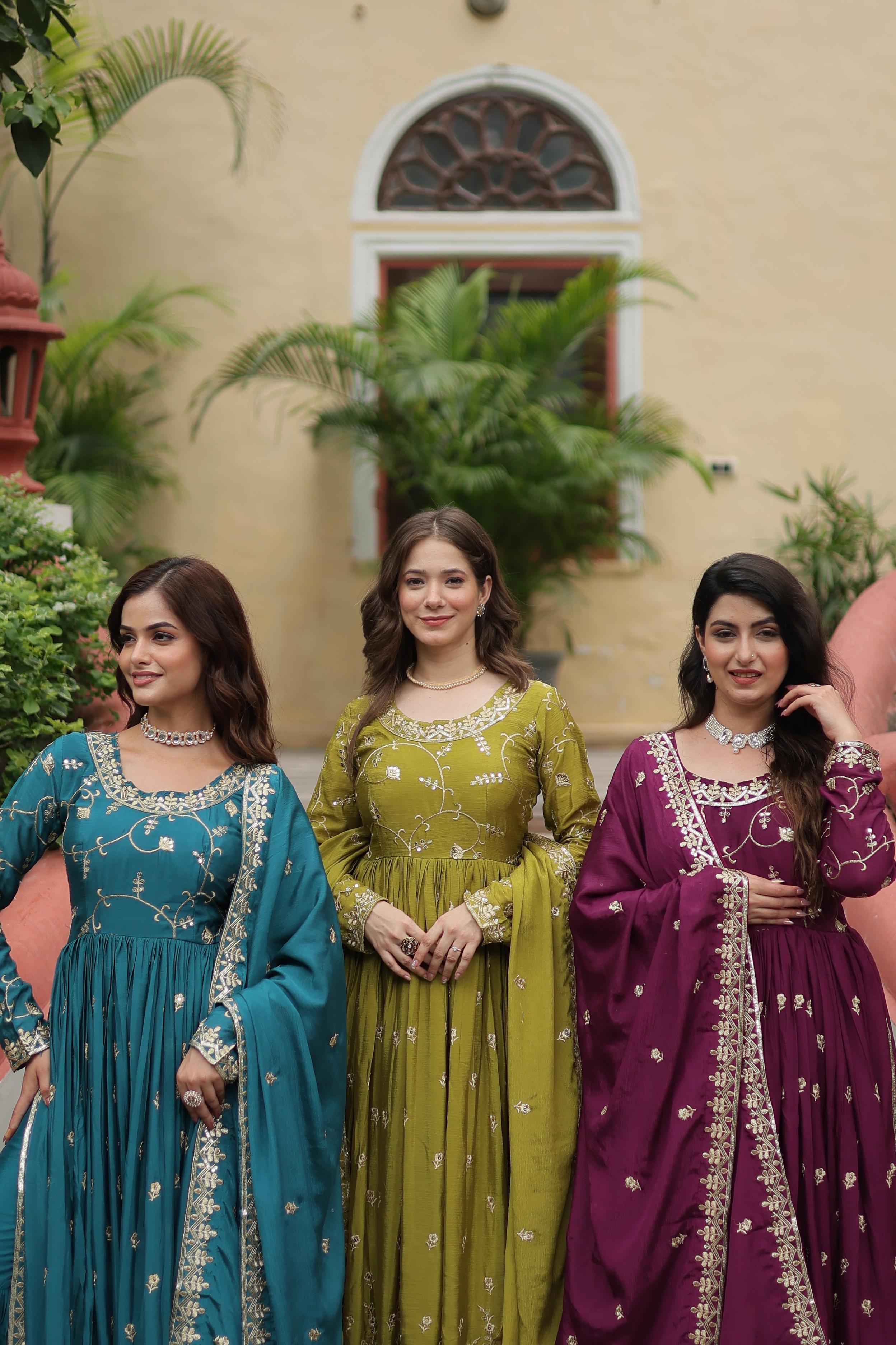 Sequin Embroidery Kurti