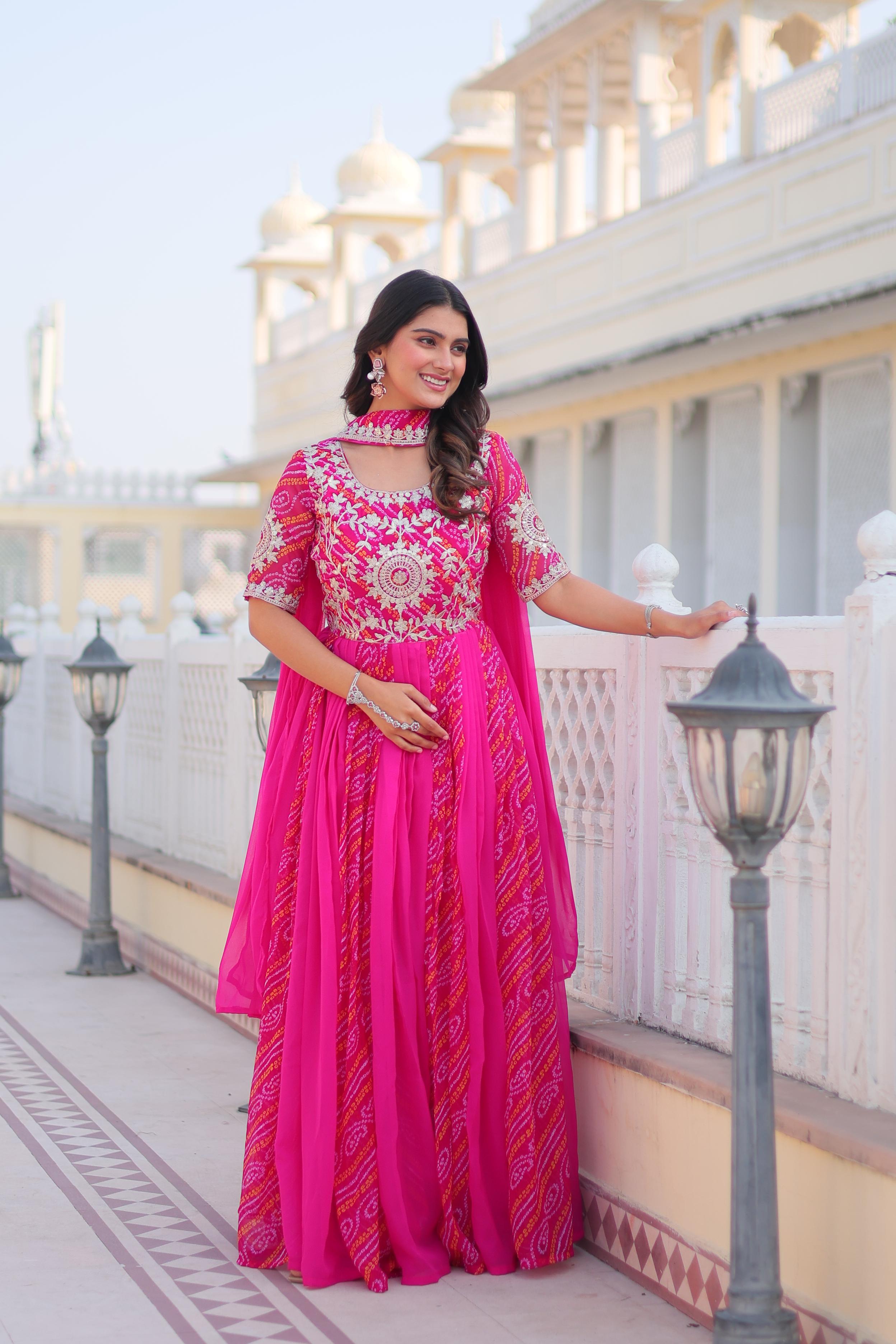 vastralyn Bandhej Gown