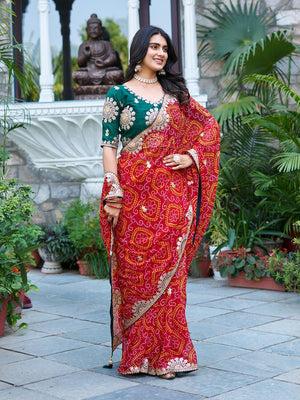 rajasthani gota patti saree with price
