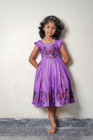  butterfly print dress kids