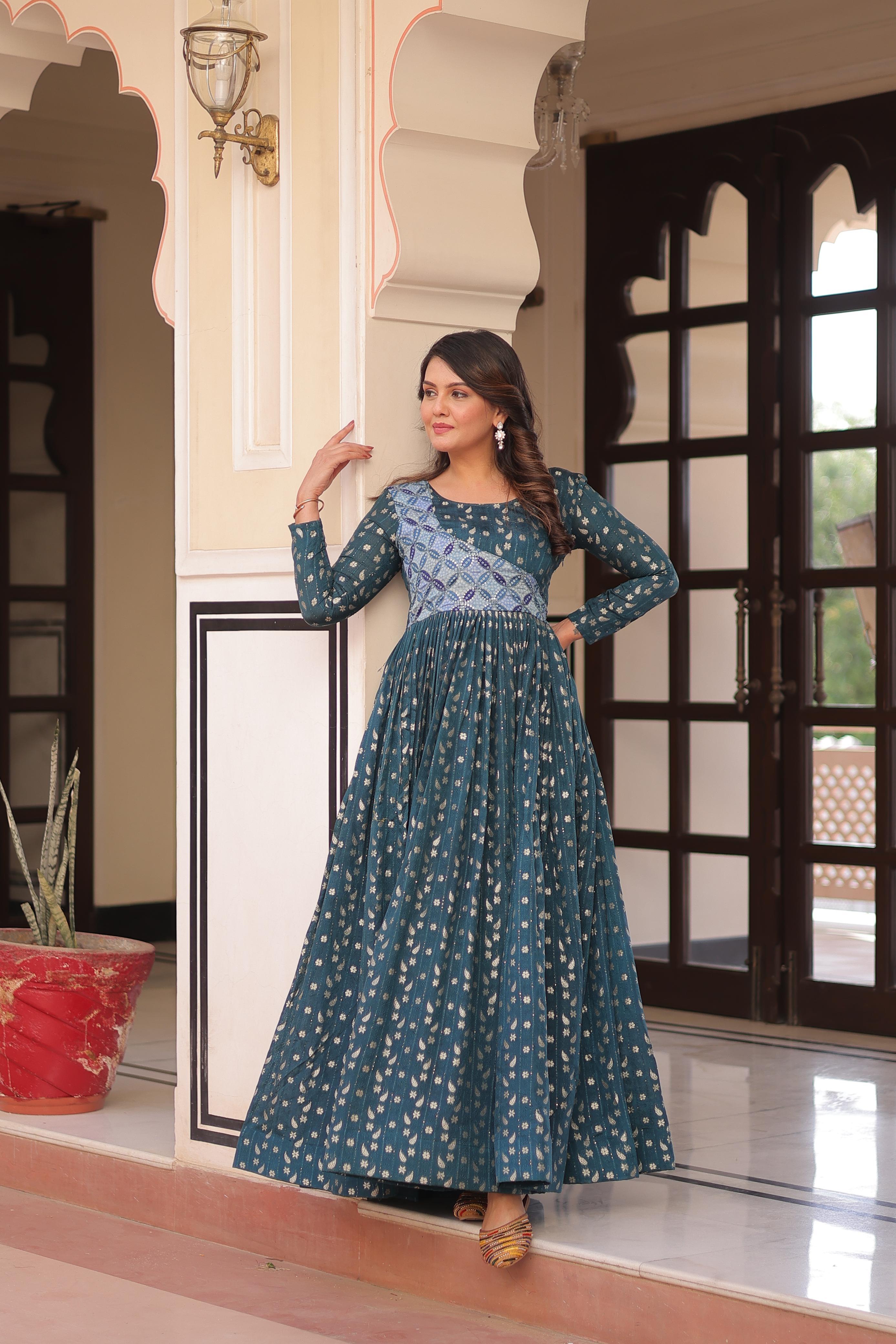 latest party wear gown