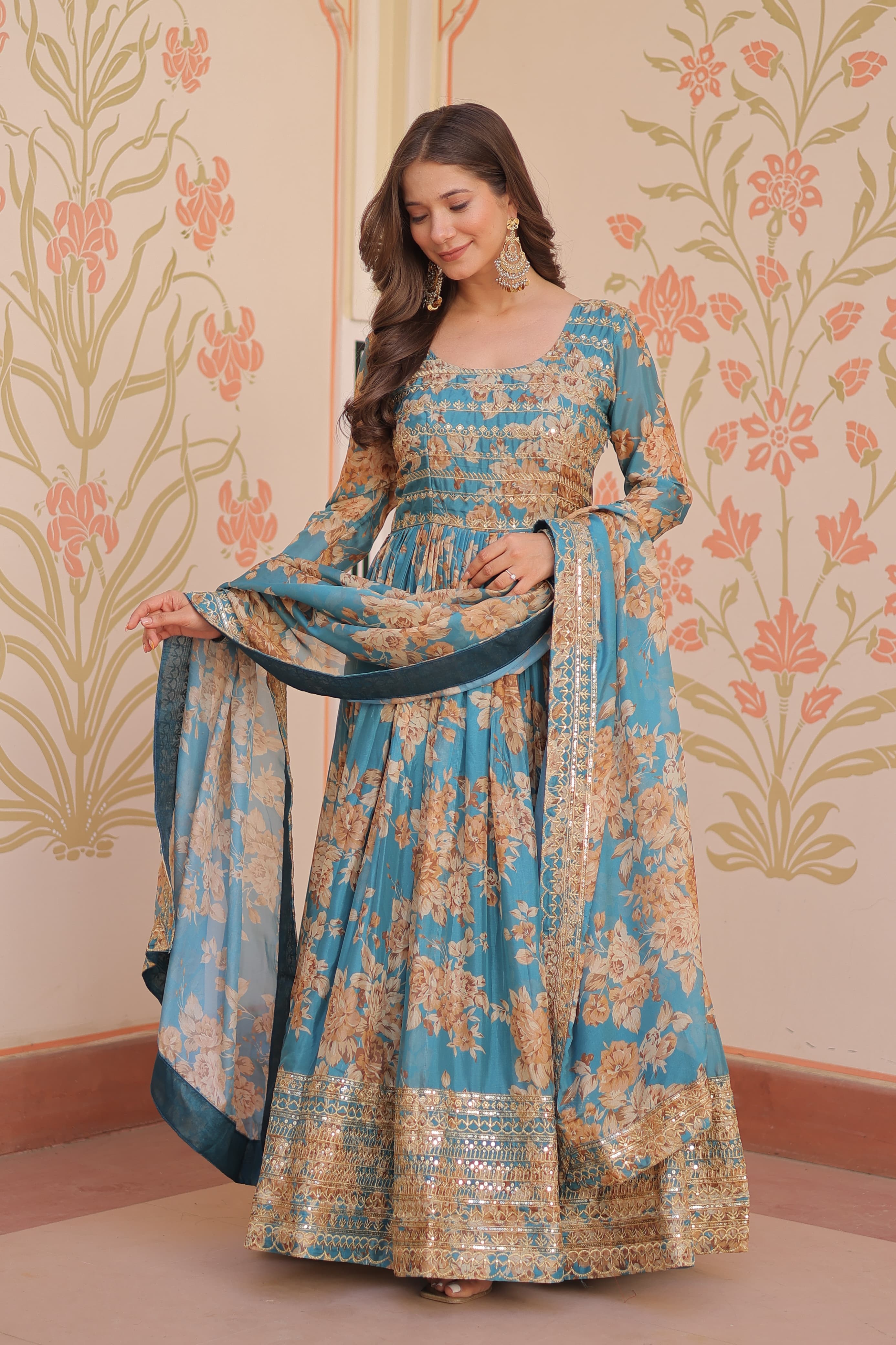 latest party wear gown
