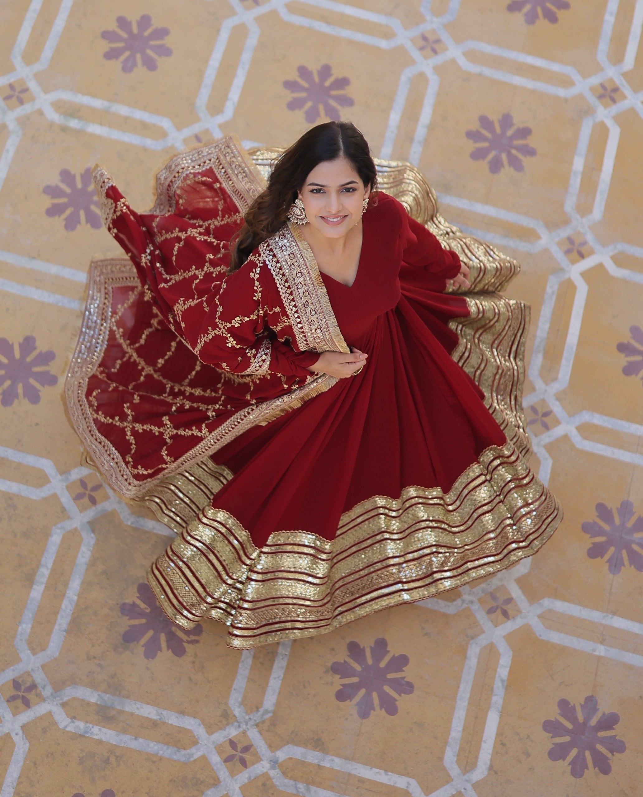  Embroidery Gown