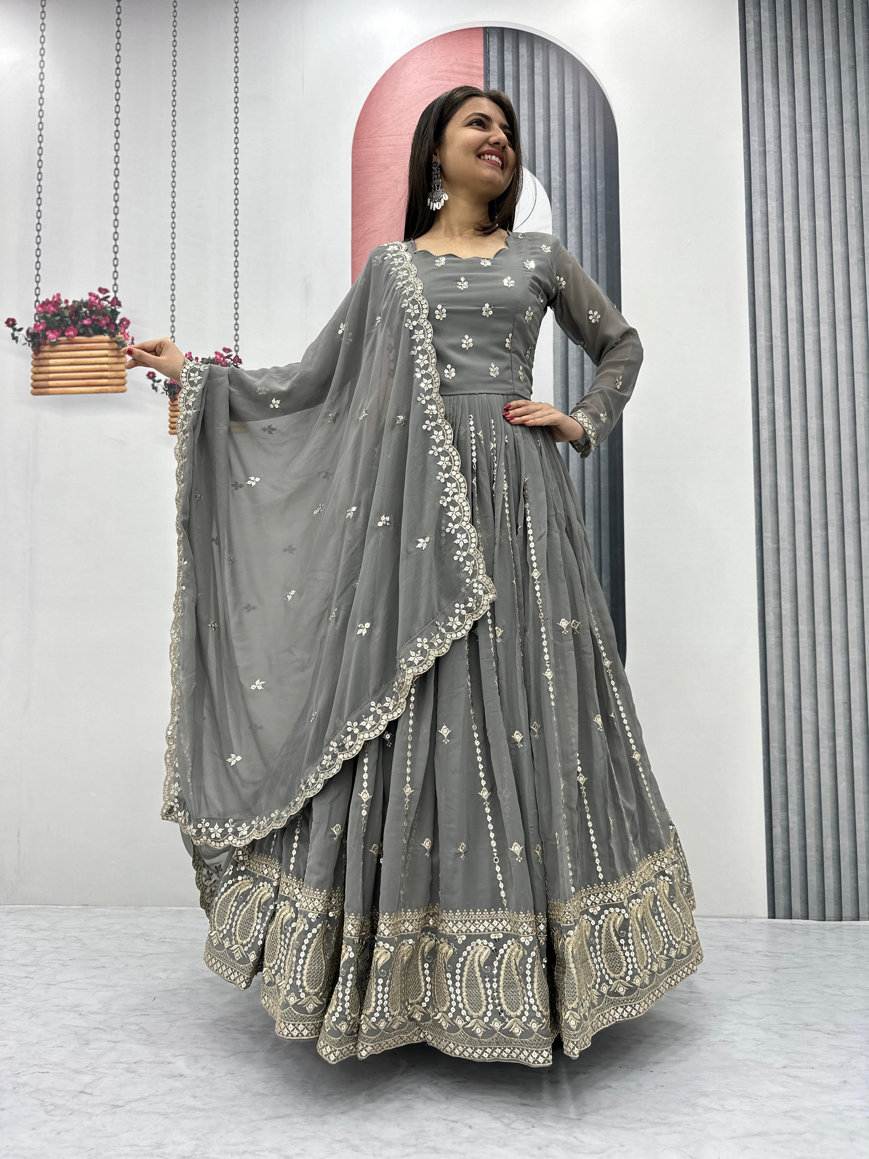 gown for festive wear