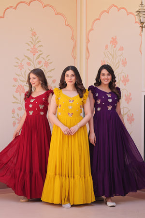 gown for girls party wear