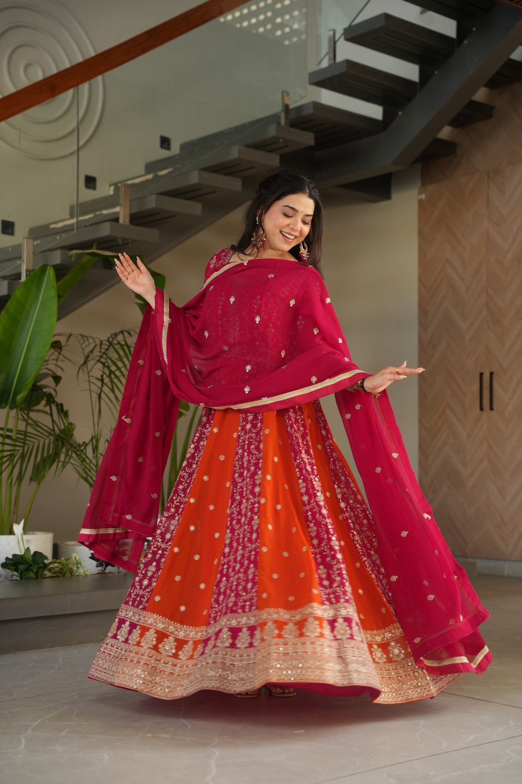 vastralyn Rani pink gown,