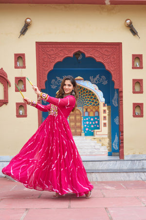 Pink festive gown