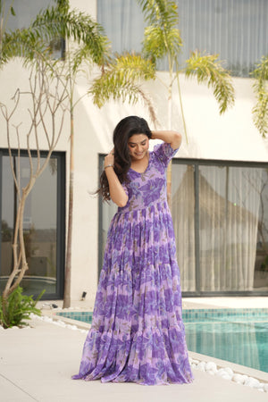 women’s georgette gown