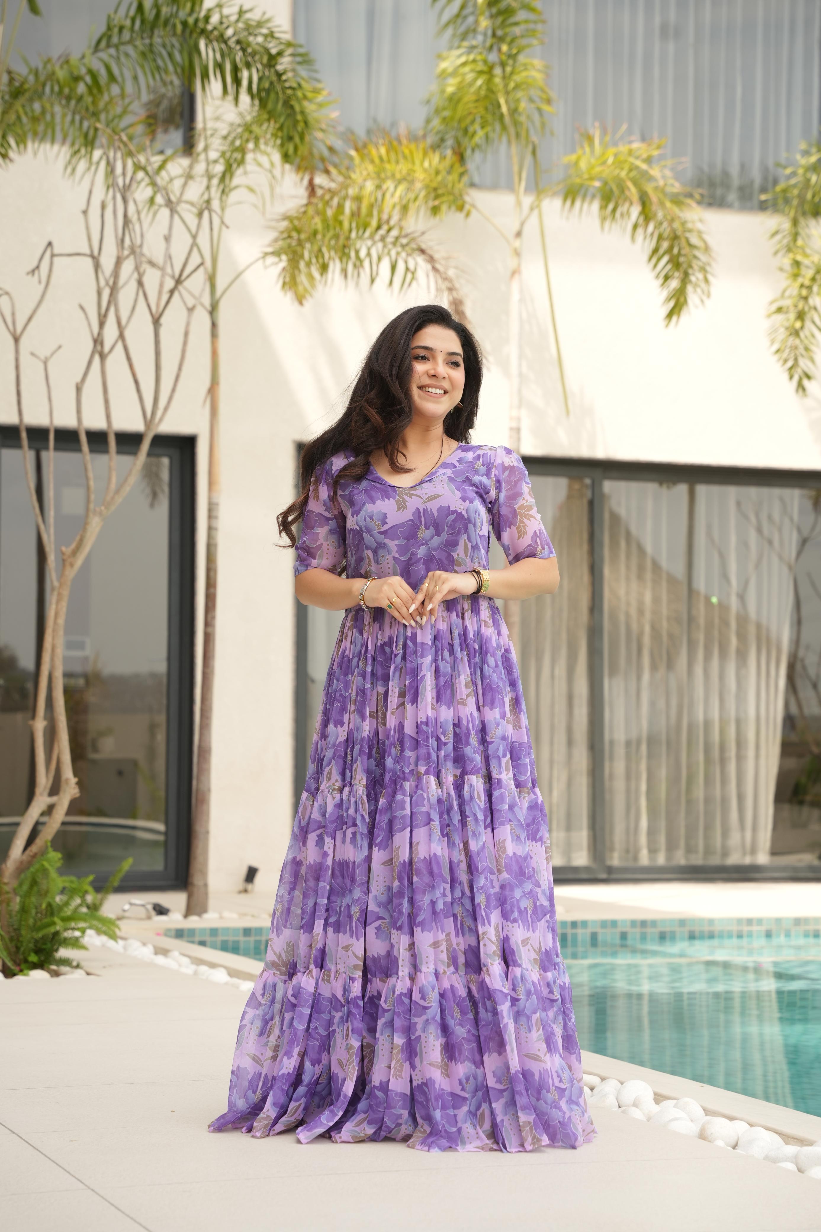  fully flared gown online