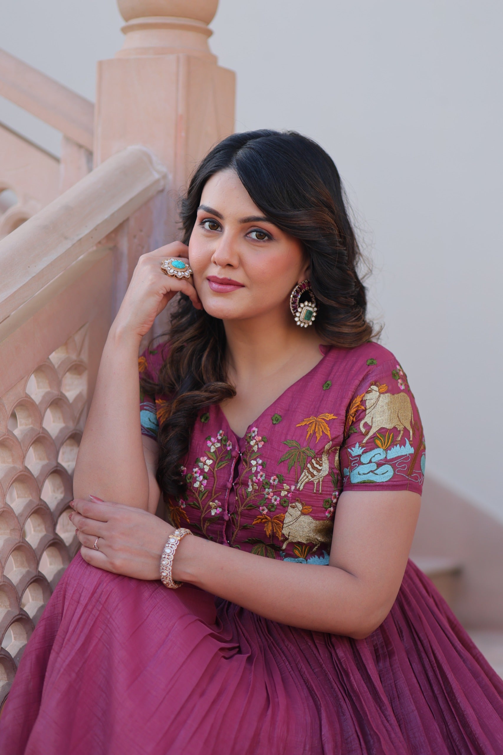  Indian Gown with Jacket