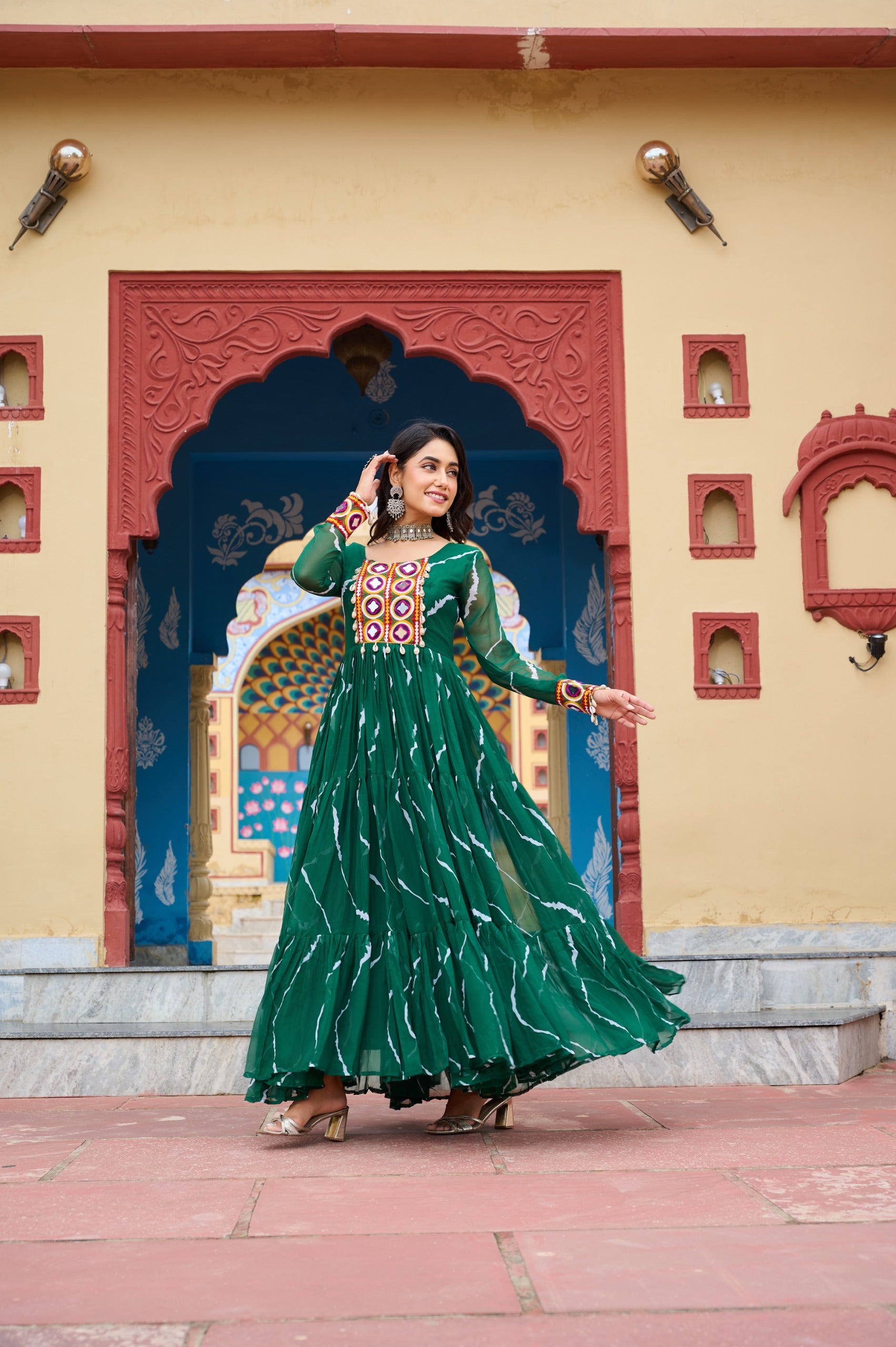 faux georgette dress
