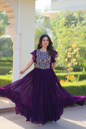 gown for girls party wear