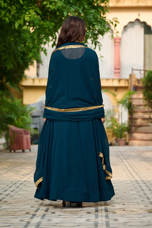 latest rama green gown