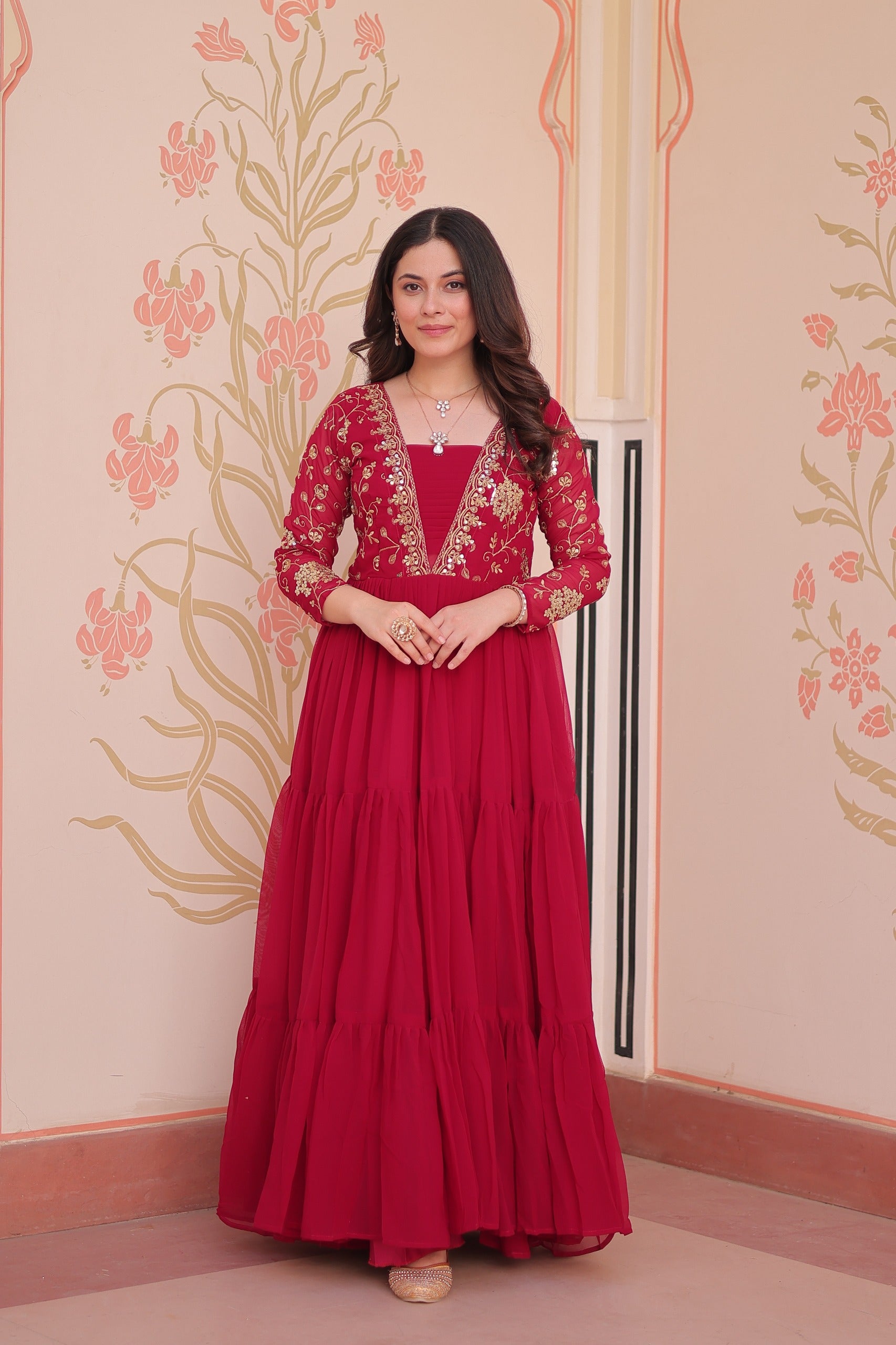  Ethnic Long Gown
