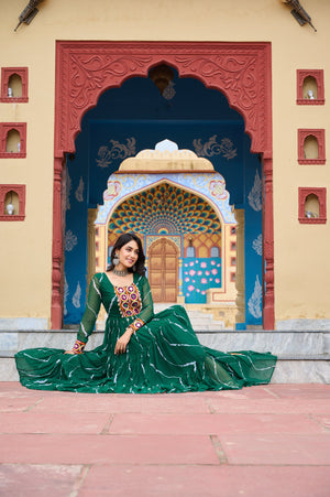 Kutchi patch gown