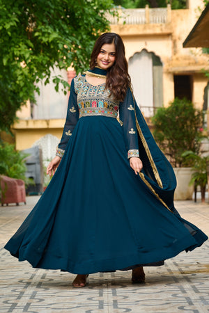 evening party wear gown