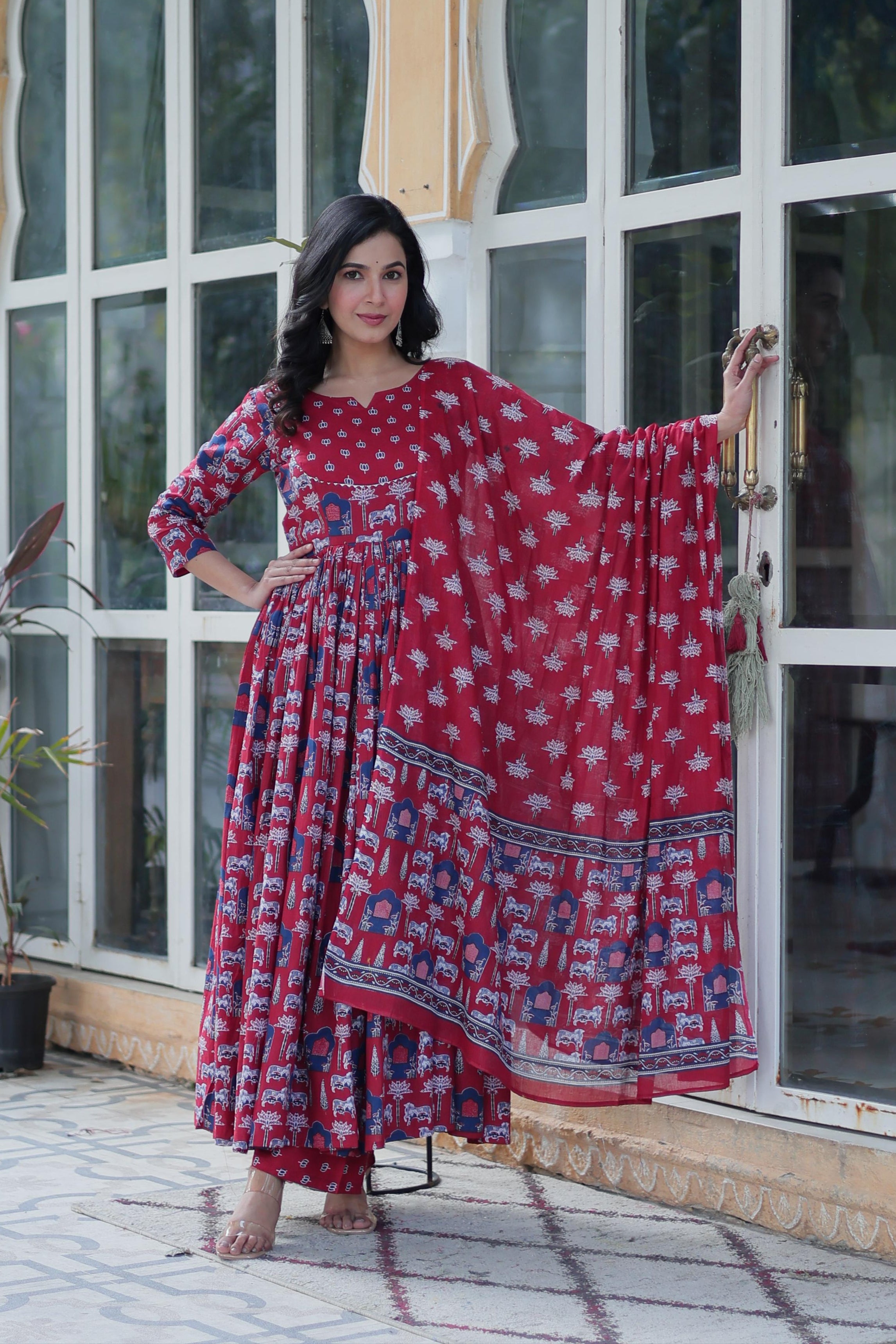 fancy cotton kurti