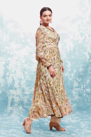 3 piece kurti set myntra
