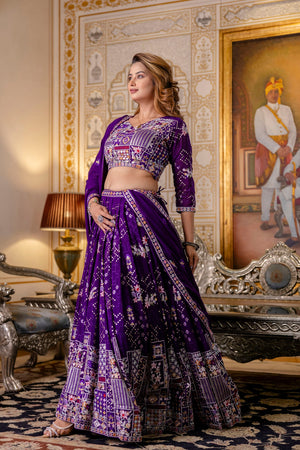 sequin lehenga