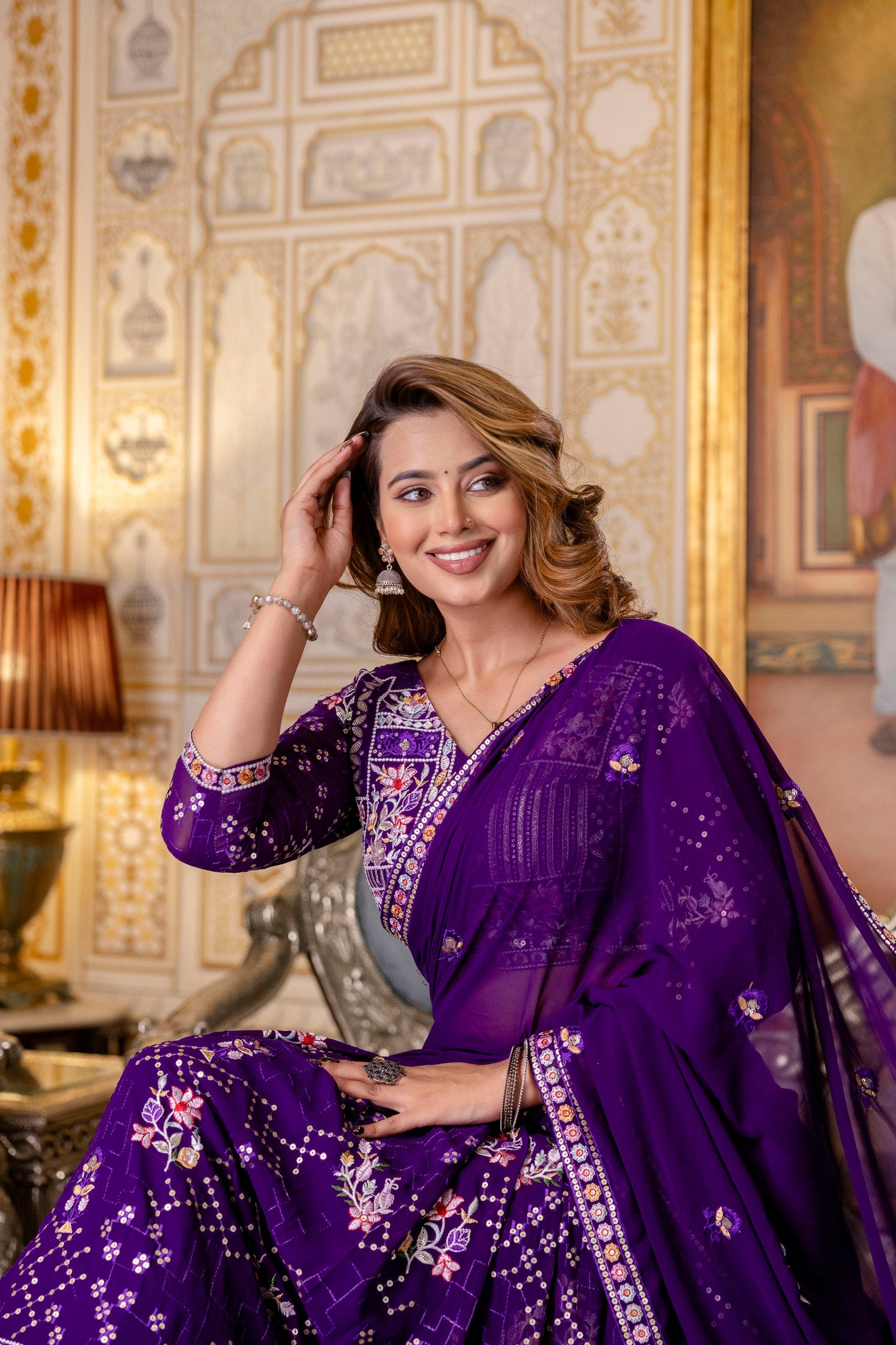 heavy work lehenga