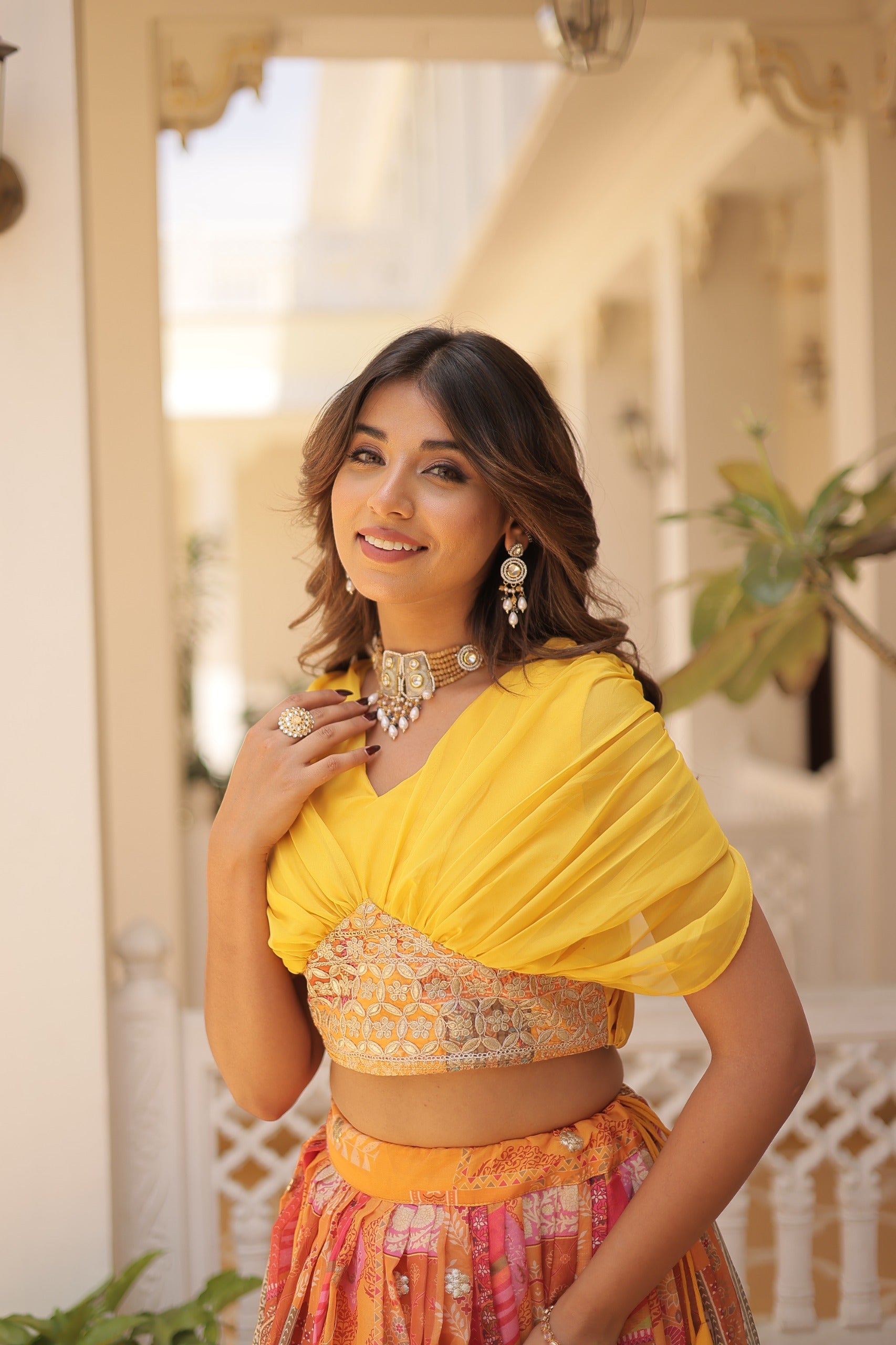  Designer Yellow Lehenga 2025
