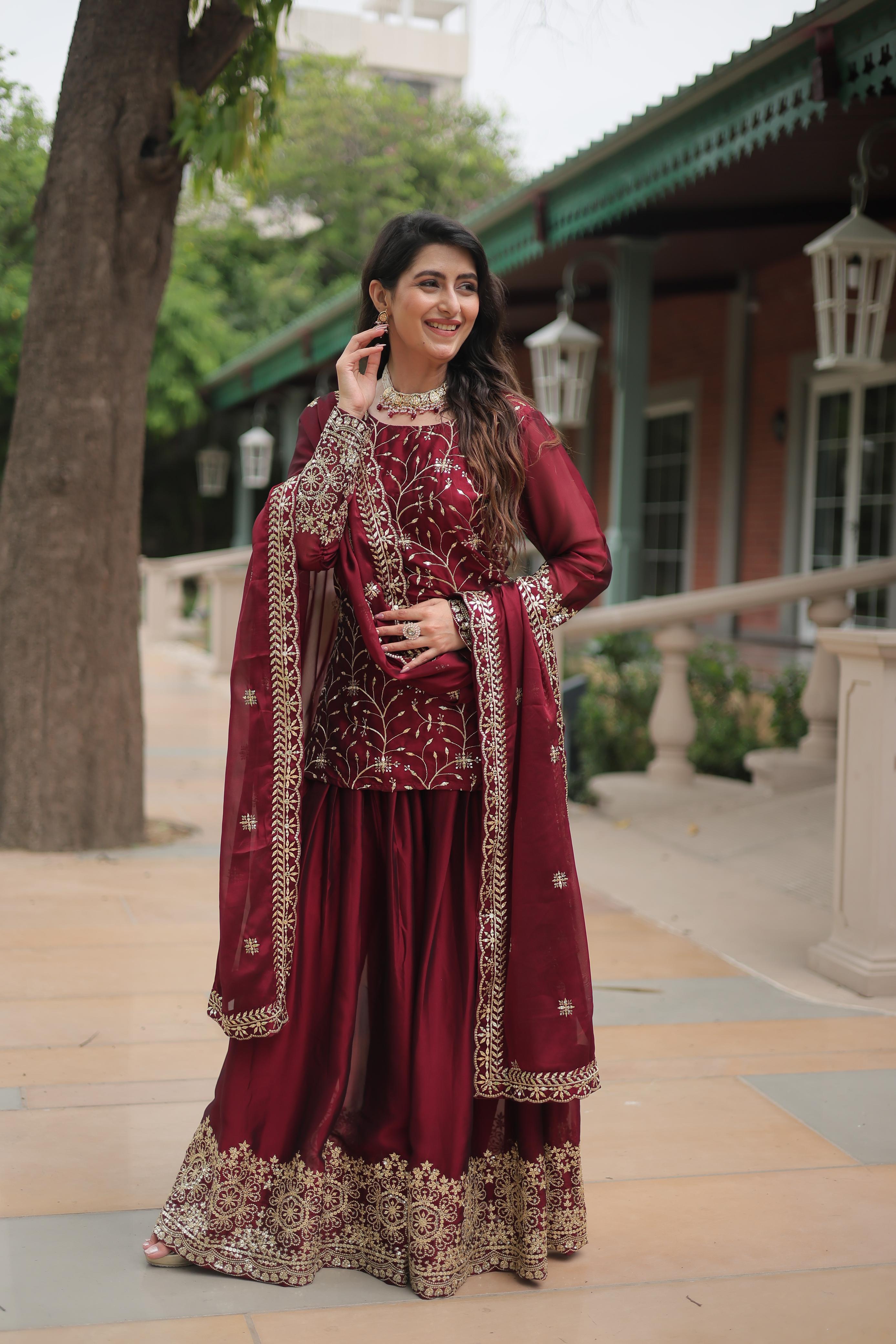  readymade kurti plazzo combo
