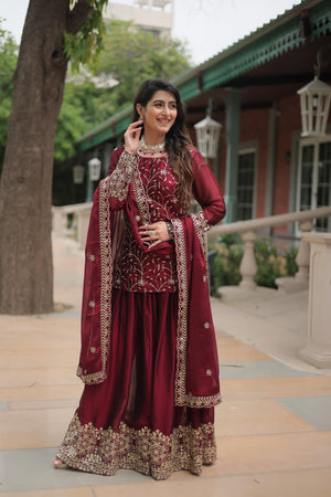  readymade kurti plazzo combo