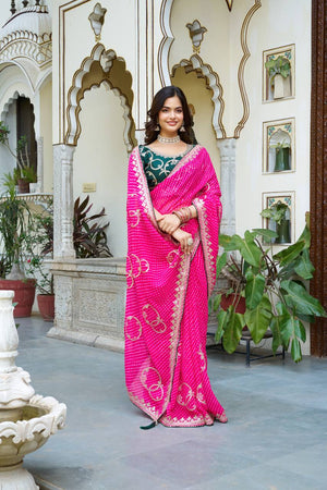 georgette saree