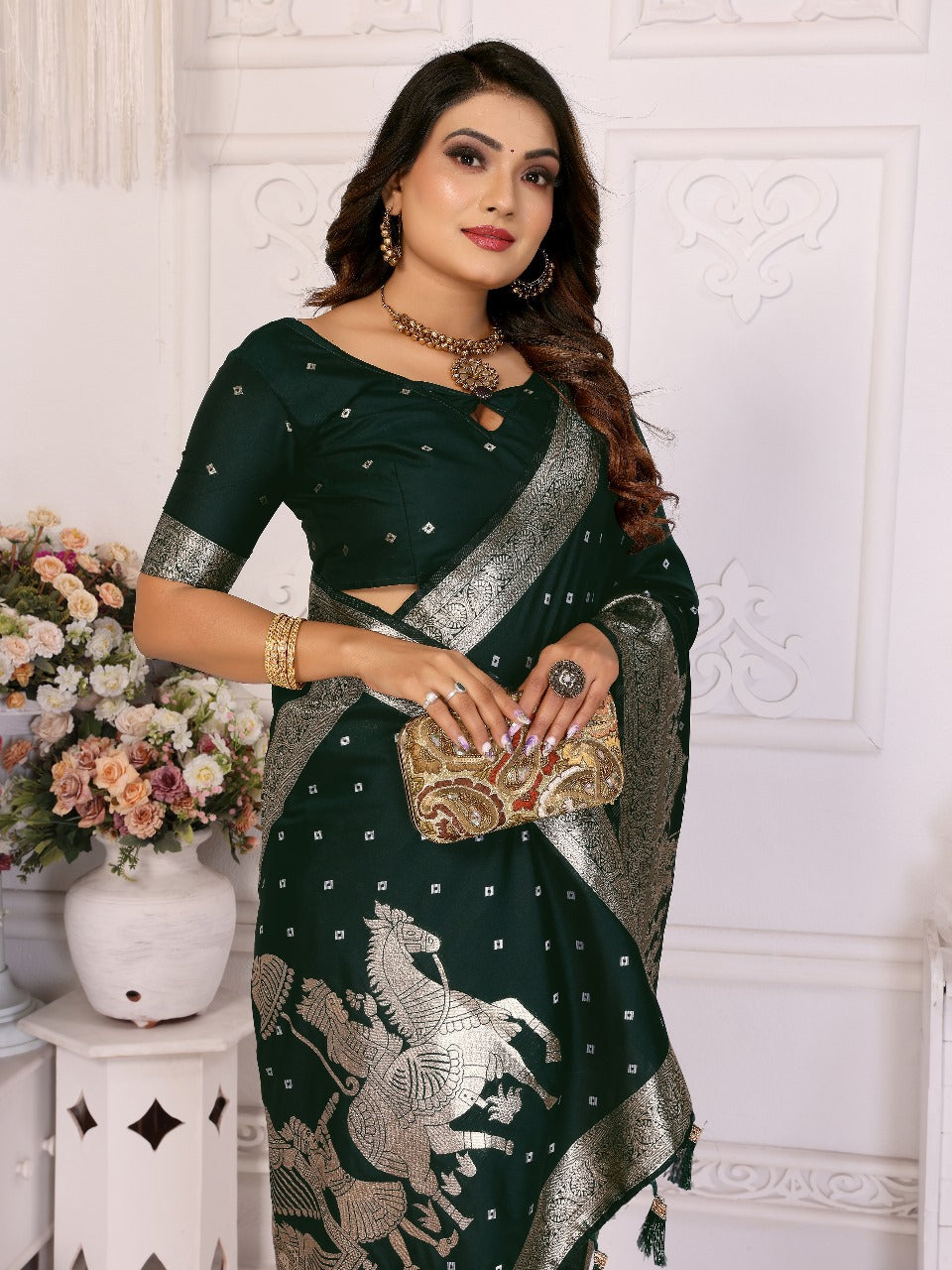  Bandhej saree